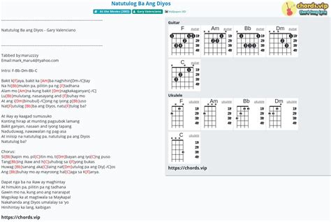 Chord: Natutulog Ba Ang Diyos - tab, song lyric, sheet, guitar, ukulele ...