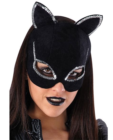 Schwarze Katzenmaske | Catwoman Maske | Katzenmaske | Karneval Universe