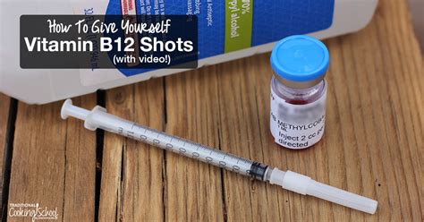 How To Give Yourself Vitamin B12 Shots (with video!)