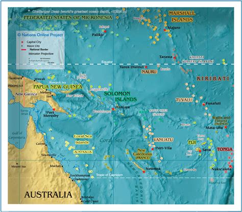 Political Map of Melanesia (1200 px) - Nations Online Project