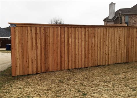 Awesome 8 foot Board on Board Cedar fence in Frisco - Frisco Fence, LLC