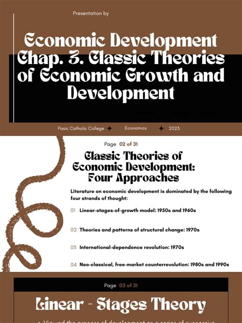 Economic Development Chap. 3. Classic Theories of Economic Growth and ...