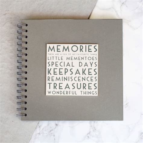 Memories Book/ Album By Posh Totty Designs Interiors | notonthehighstreet.com