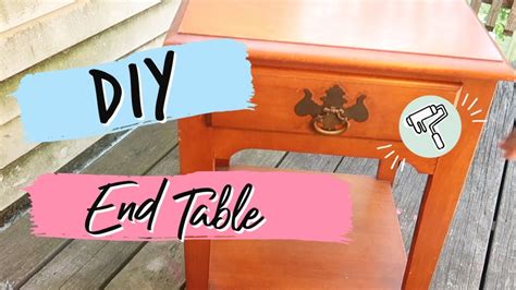 DIY End Table| SUMMER PROJECT - YouTube