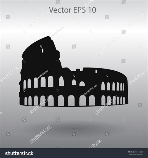 Colosseum Vector Illustration Stock Vector (Royalty Free) 460443301 ...