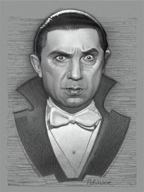 Bela Lugosi Dracula Drawing by D Robinson - Pixels