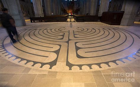 Walking the Labyrinth at Grace Cathedral Photograph by David Bearden - Fine Art America