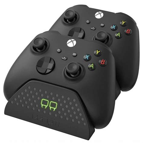 Venom Xbox Battery Pack & Stand - Black | Gaming Accessories - B&M