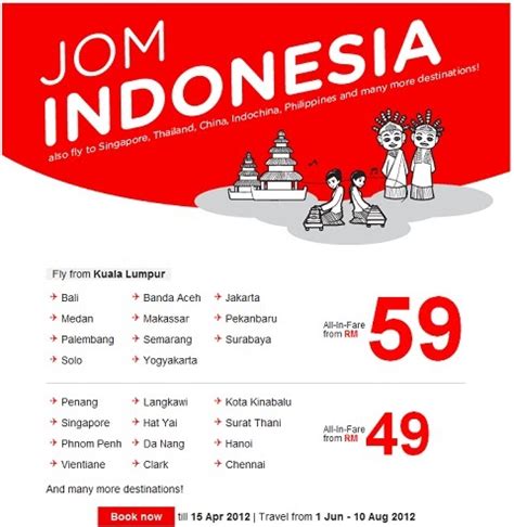 AirAsia Indonesia Promotion Sale April 2012 | Travel