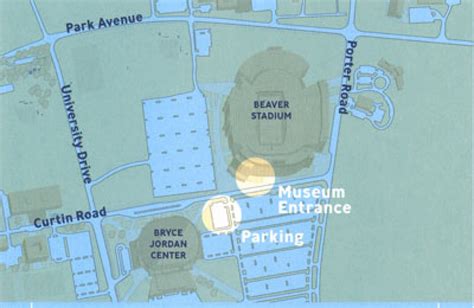 Penn State Football Parking Green Lot Map - Printable Map