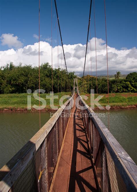 Hanapepe Swinging Bridge In Kauai Stock Photo | Royalty-Free | FreeImages