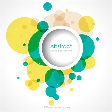 Colorful Abstract Circle Background Vector | Background design vector, Creative poster design ...