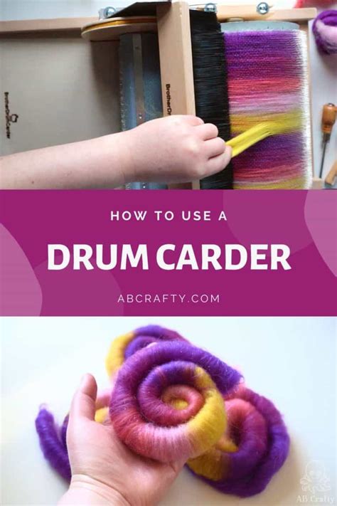 How to Use a Drum Carder - Easy Instructions to Card Wool - AB Crafty