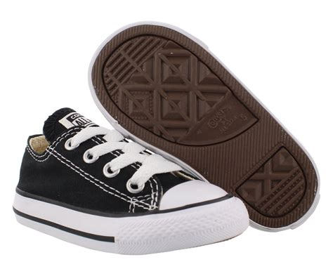 Converse - Converse Chuck Taylor All Star Ox Baby Boys Shoes Size 6, Color: Black - Walmart.com ...