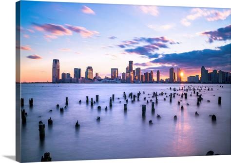 New Jersey, Downtown Jersey City Skyline Seen From Manhattan | Great Big Canvas