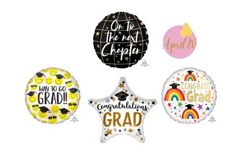 GRADUATION and CONGRATS FOIL BALLOONS for your GRAD PARTY! ~ GRAD BALLOONS sold separately ...