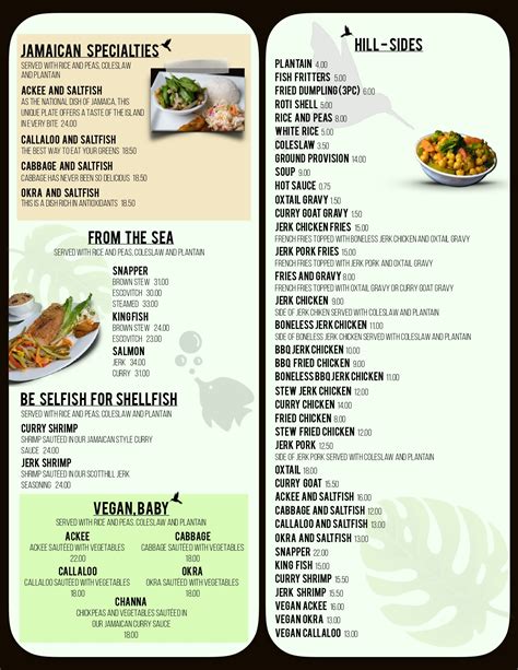 Caribbean, Jamaican Food Menu | Authentic Jamaican Cuisine