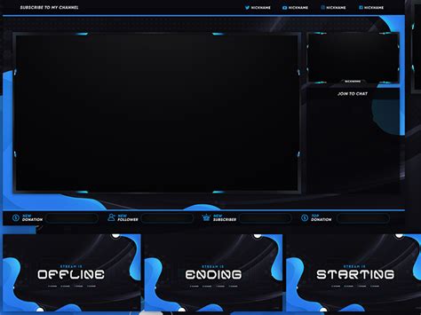 Stream Overlay Template 2020 | Free PSD Template | PSD Repo