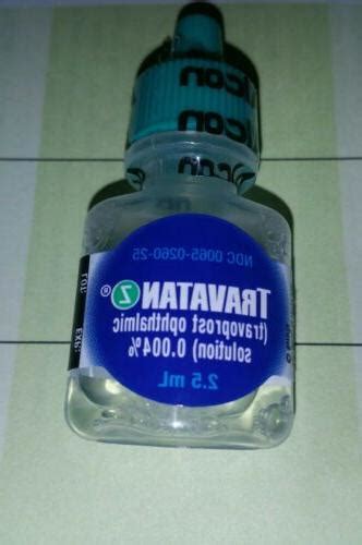 TRAVATAN Z Glaucoma Eye Drops Sealed Bottle 2.5ml