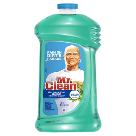 Mr. Clean with Febreze Meadows and Rain Multi-Surface Cleaner, 40 oz. - Walmart.com - Walmart.com