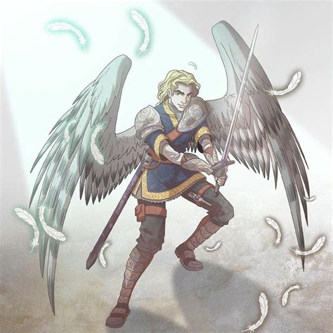 Angelic Warrior | Character art, Illustration process, Drawings