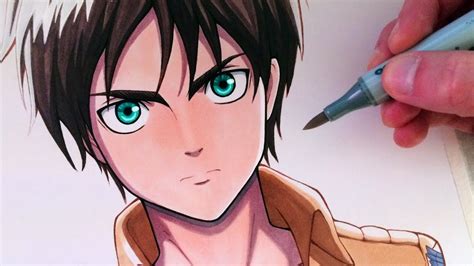 Let's Draw Eren Jaeger - Attack on Titan - FAN ART FRIDAY - YouTube