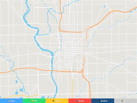 Indianapolis Neighborhood Map