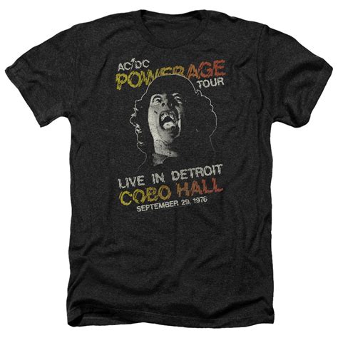 AC/DC Deluxe T-Shirt, Powerage Tour 1978 | Authentic Band Merch