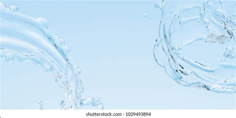 Bright Blue Water Border Background Hits Stock Illustration 2129818661 ...