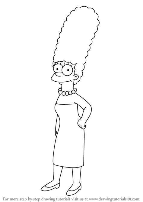 Marge Simpson PNG, Marge Simpson Transparent Background - FreeIconsPNG