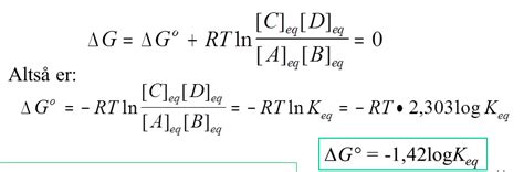 thermodynamics - Correlation between the equilibrium constant and delta ...