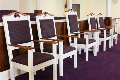 Pastor Chairs - Designed to Complement The Pulpit Area