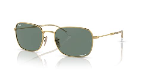 Ray-Ban RB3706 54 Grey & Gold Polarized Sunglasses | Sunglass Hut USA