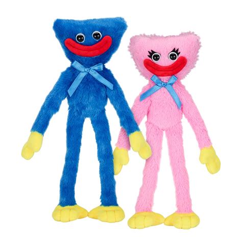 Buy POPPY PLAYTIME - Huggy Wuggy & Kissy Missy Smiling Plush Set (Two ...