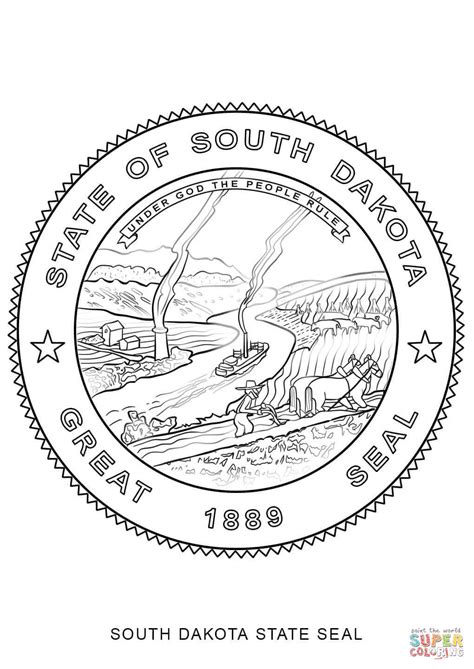 Texas State Seal Coloring Page | Thousand of the Best printable ...