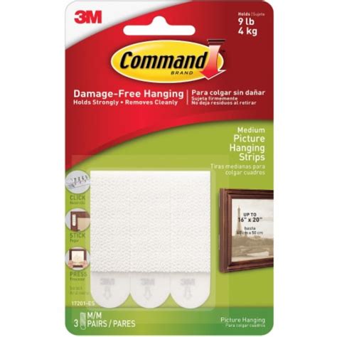 Command™ Damage-Free White Picture Hanging Strips, 3 pk - Ralphs