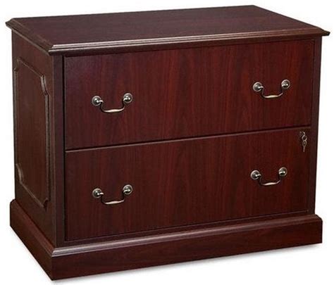 Wood Filing Cabinet - HON 2 Drawer Laminate Wood Filing Cabinet [105104]