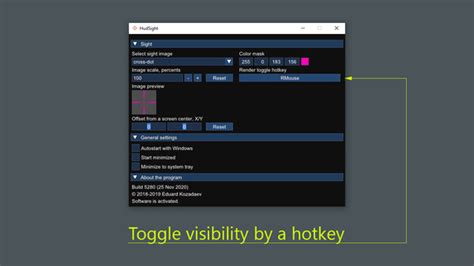 HudSight - custom crosshair overlay for Pc & Linux - Free Download (2023)