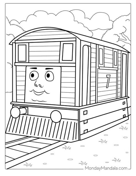 Thomas The Train Face Template