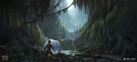 ArtStation - Kashyyyk Shadowlands, Gabriel Yeganyan | Forest backdrops ...