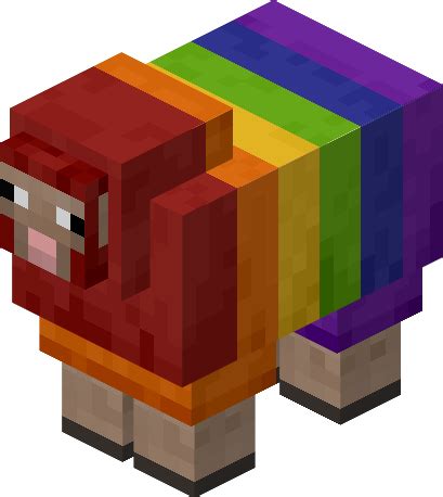 Minecraft Earth:Rainbow Sheep – Official Minecraft Wiki