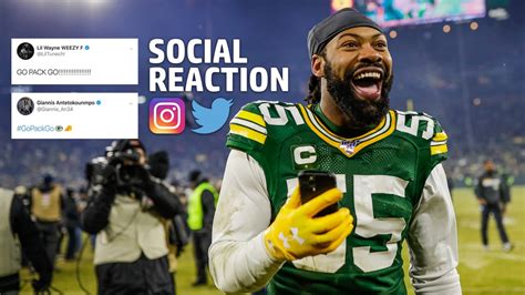 Social Reaction: Giannis Antetokounmpo, others react to Packers ...