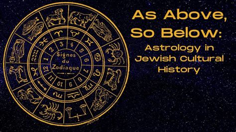 As Above, So Below: Astrology in Jewish Cultural History – Jewish ...