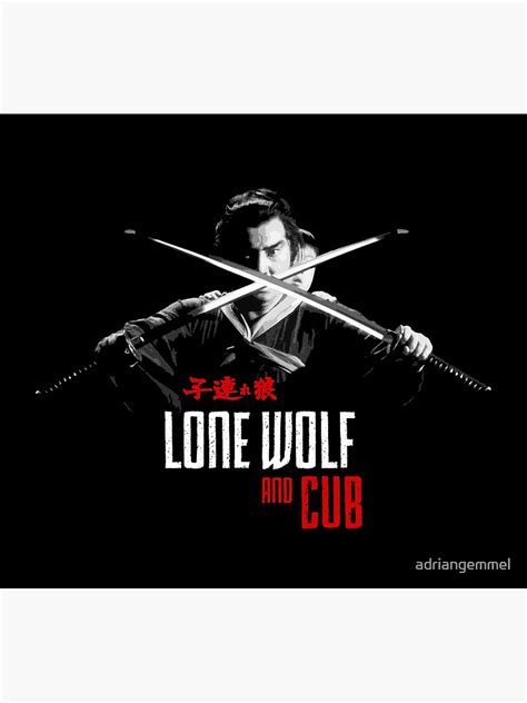 "Lone Wolf and Cub" Poster for Sale by adriangemmel | Redbubble