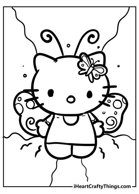 Hello Kitty Coloring Pages - Cute And 100% Free (2021)