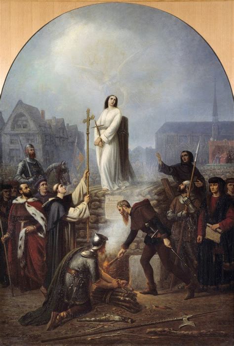 The martyrdom of Joan of Arc at the stake posters & prints by Frederic Legrip