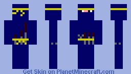 blue ninja Minecraft Skin