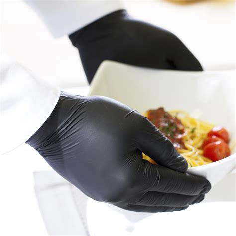 Handgards® Black Nitrile Disposable Gloves - Handgards® | First in Food ...