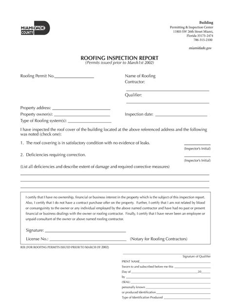 Roof inspection report pdf: Fill out & sign online | DocHub