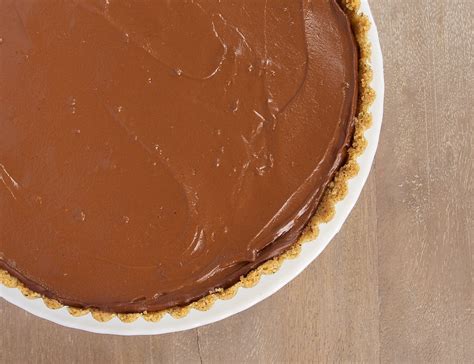 Chocolate Pudding Pie with Peanut Butter Filling - Bake or Break